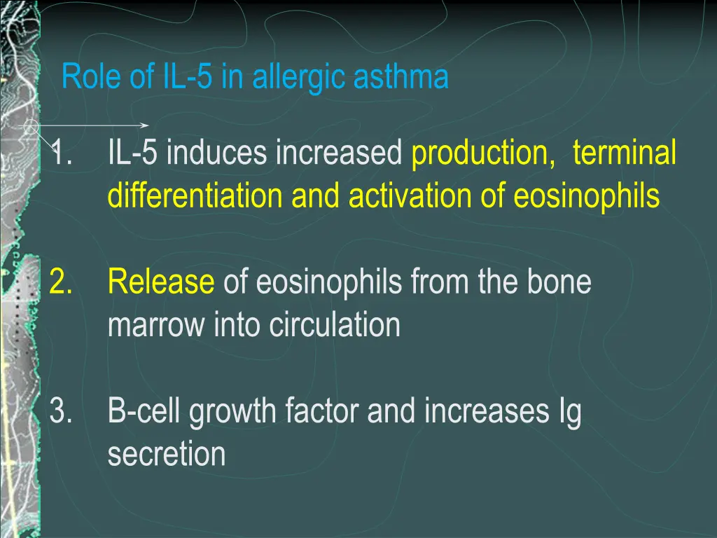 role of il 5 in allergic asthma