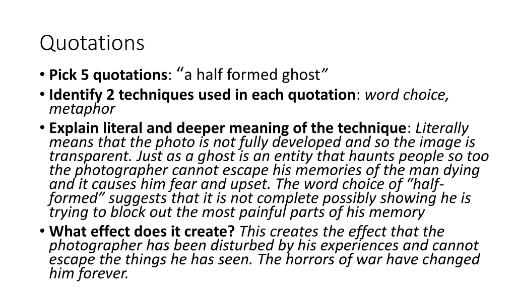 quotations