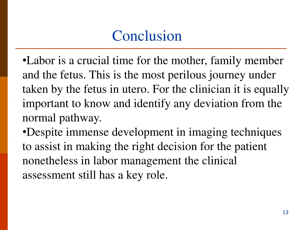 conclusion