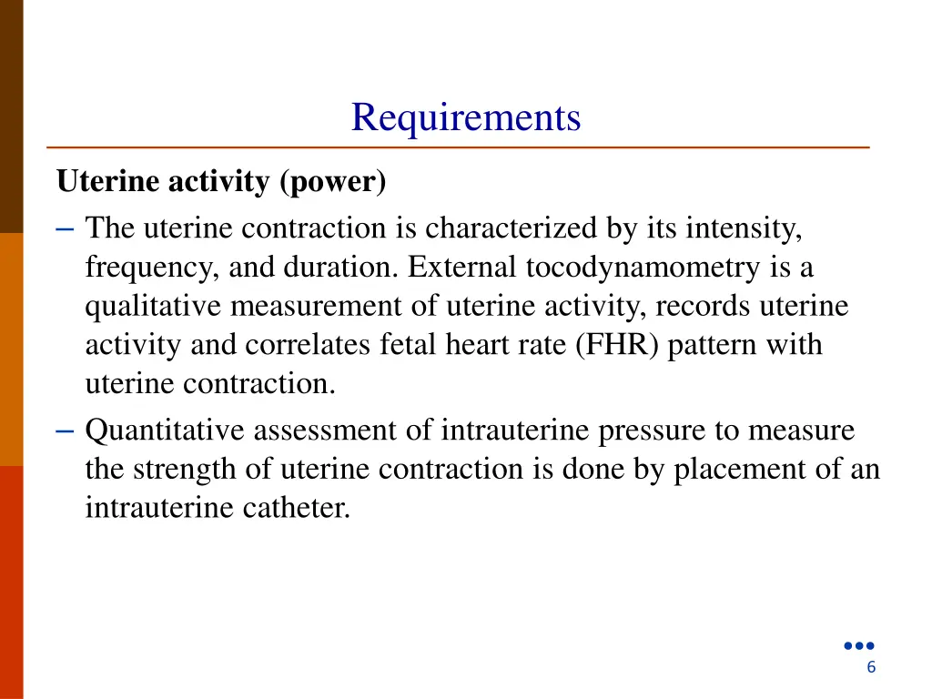 requirements