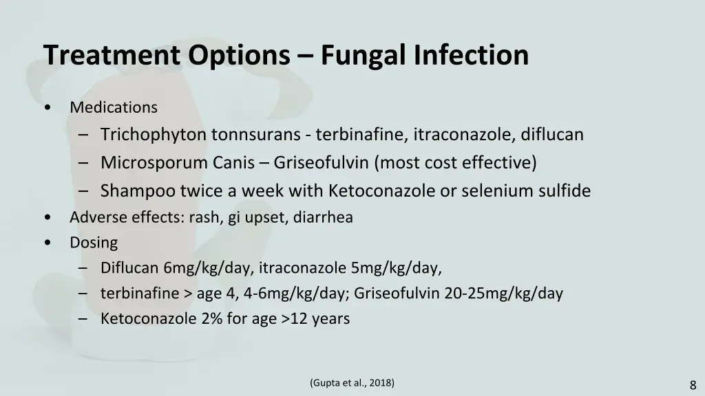 treatment options fungal infection