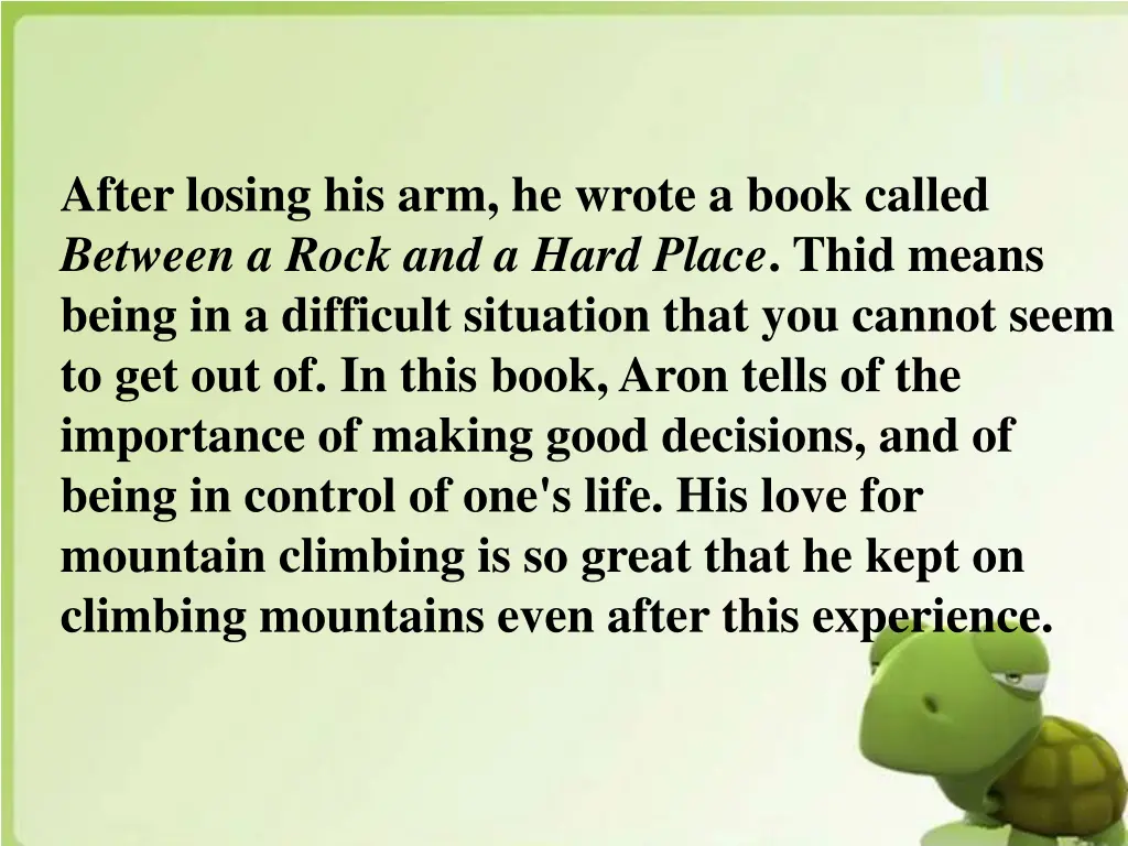 after losing his arm he wrote a book called