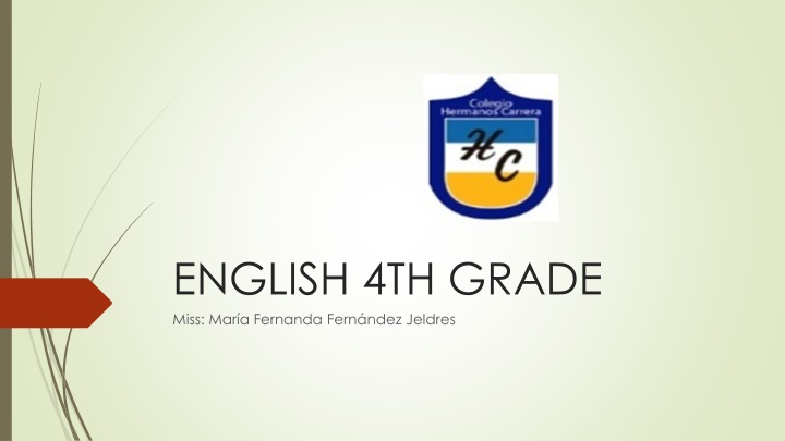 english 4th grade miss mar a fernanda fern ndez