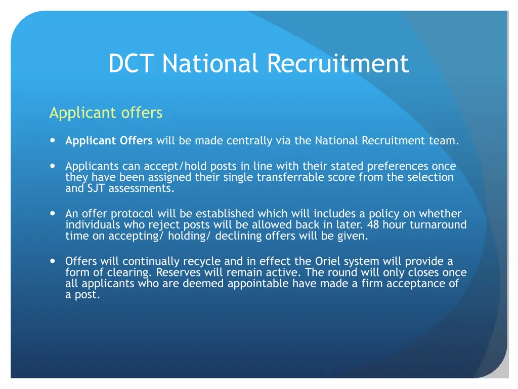 dct national recruitment 11