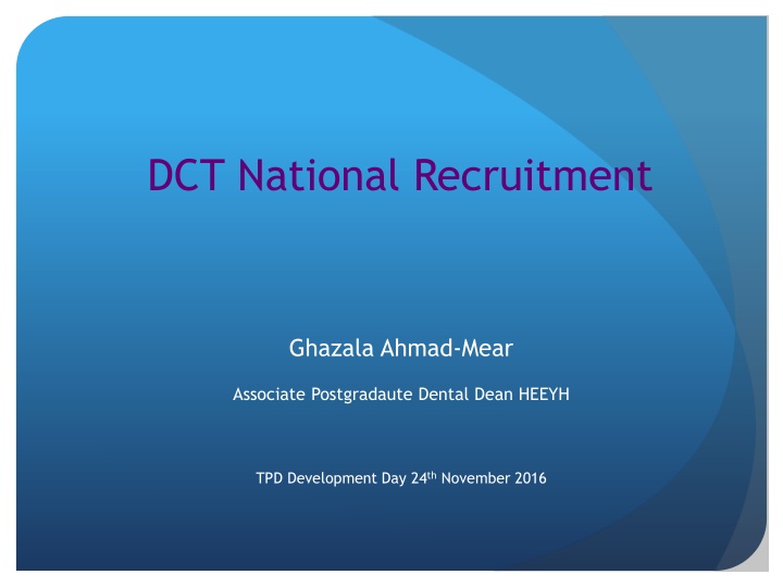 dct national recruitment