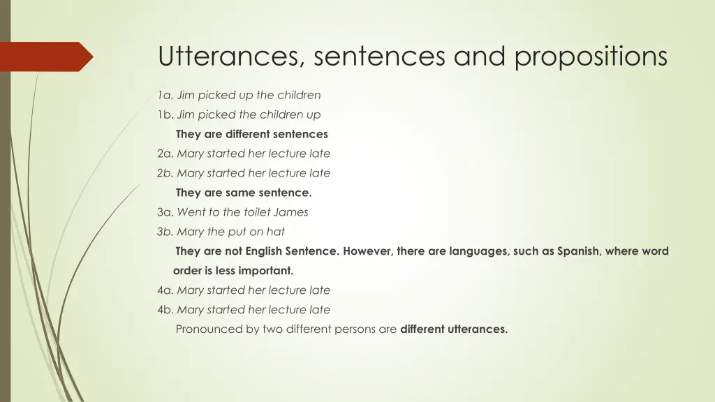 utterances sentences and propositions 1