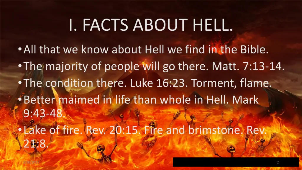 i facts about hell