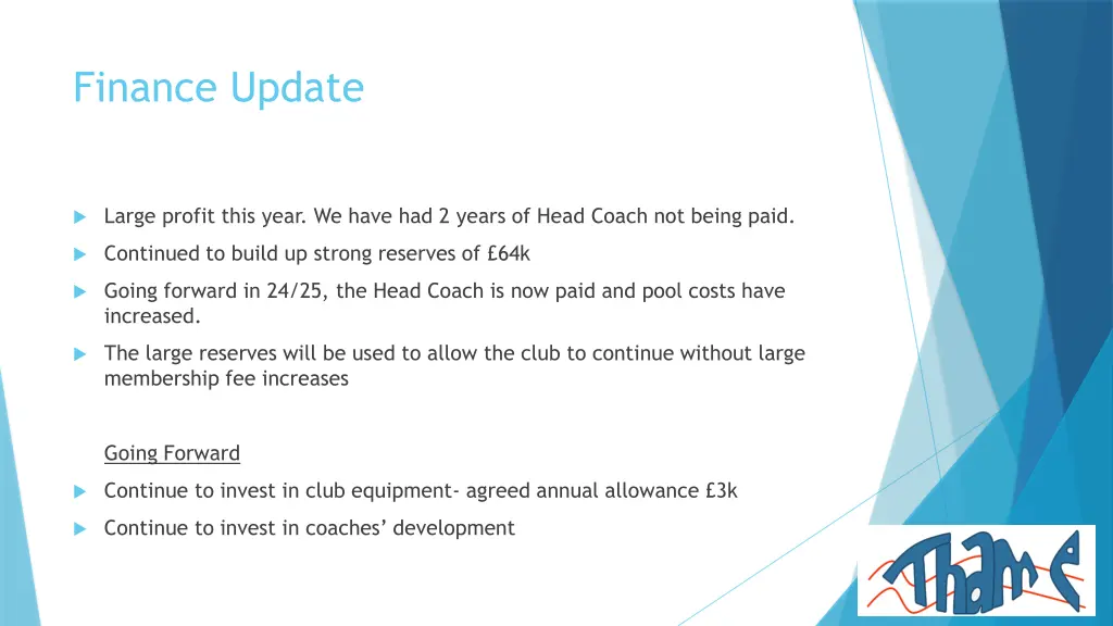 finance update