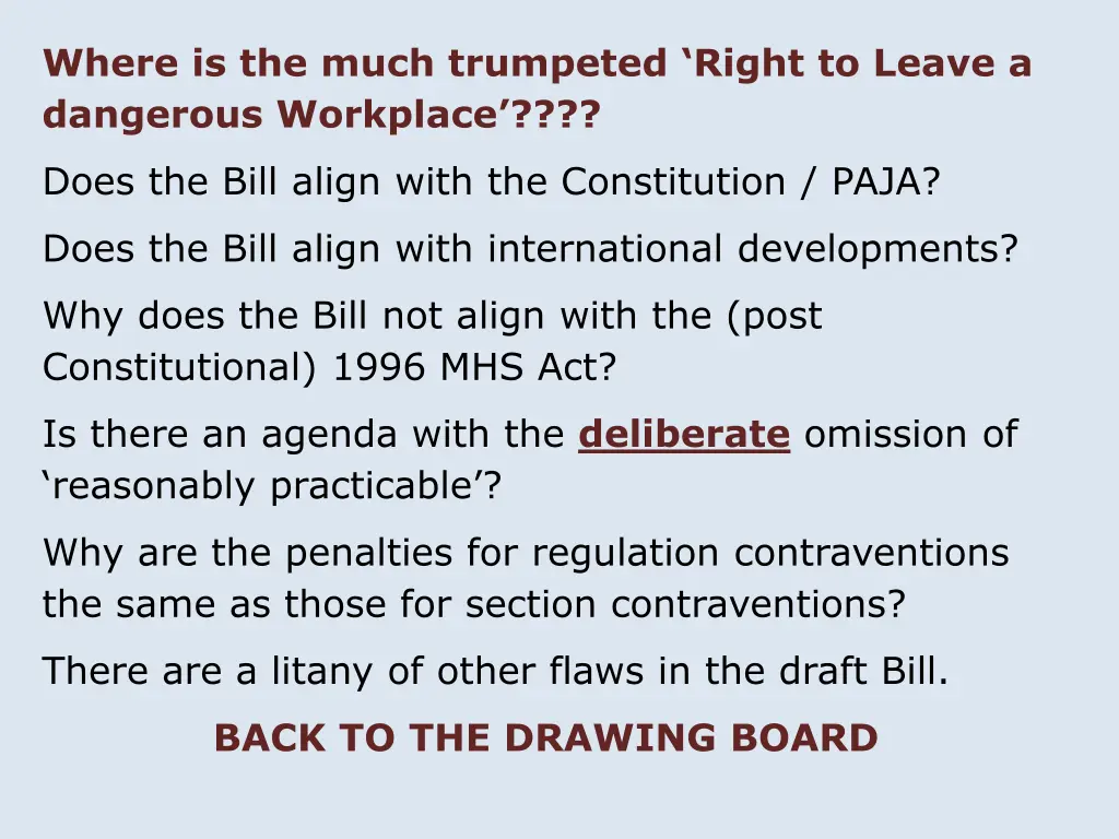 where is the much trumpeted right to leave