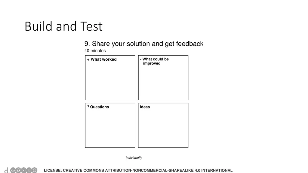 build and test
