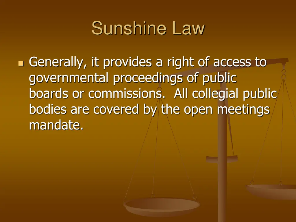 sunshine law 1