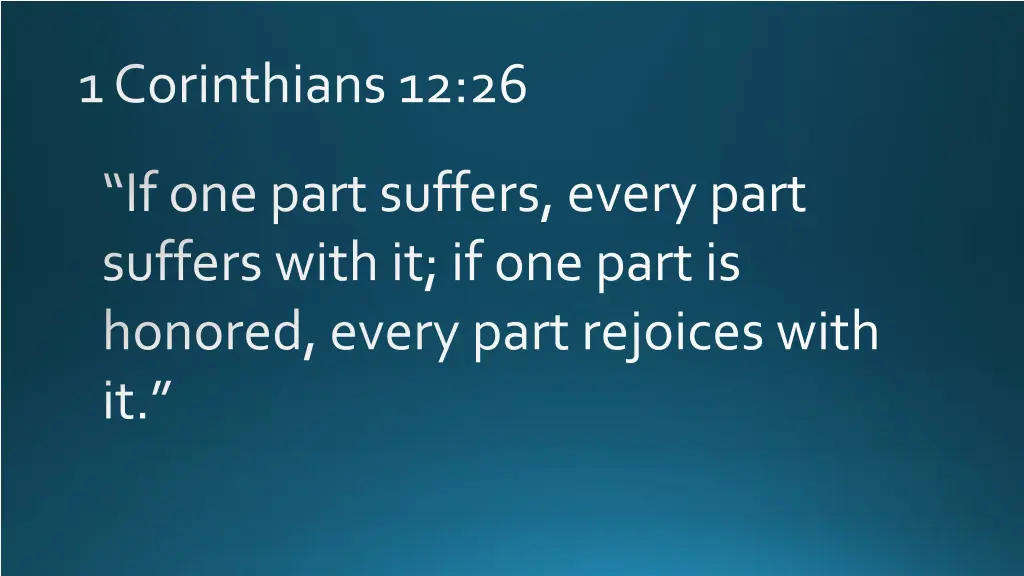 1 corinthians 12 26