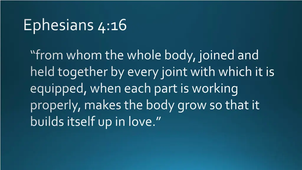 ephesians 4 16