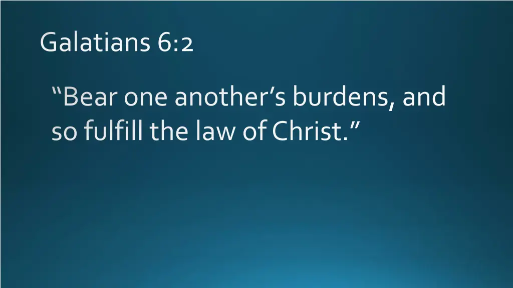 galatians 6 2