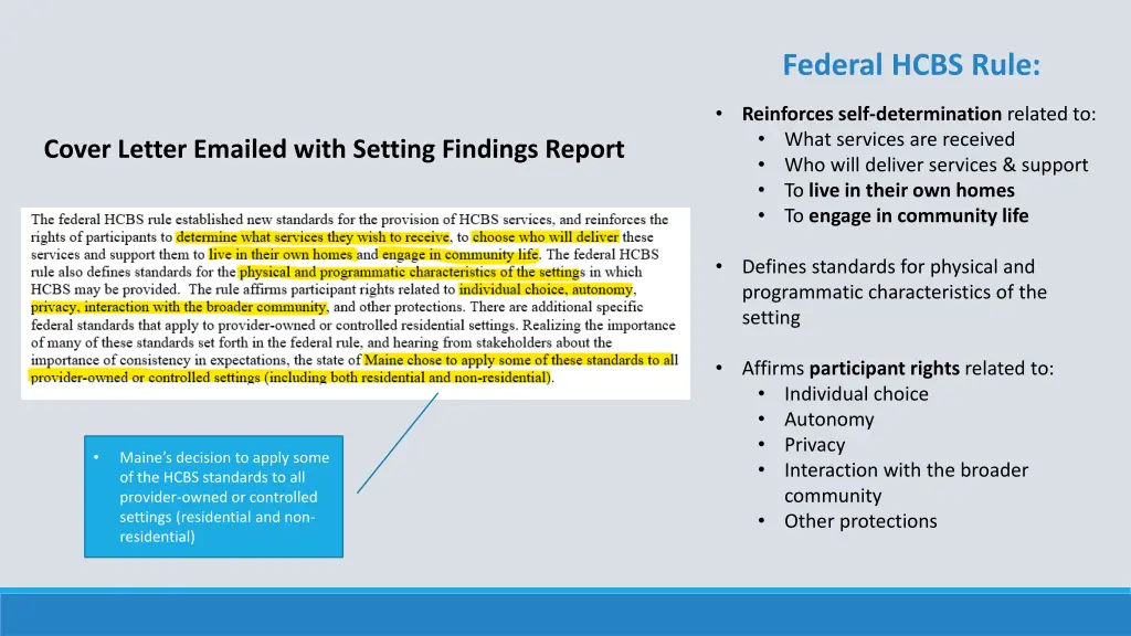 federal hcbs rule