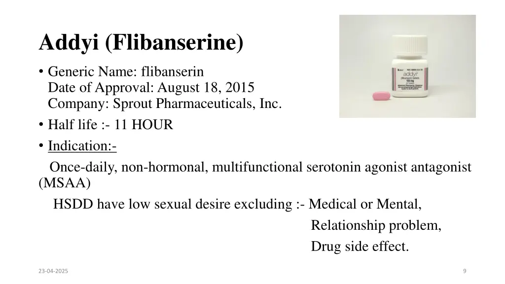 addyi flibanserine
