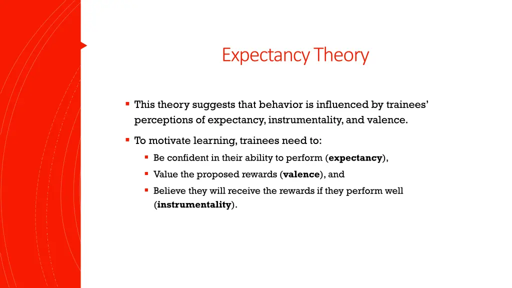 expectancy theory