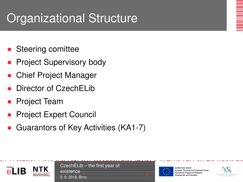 organizational structure