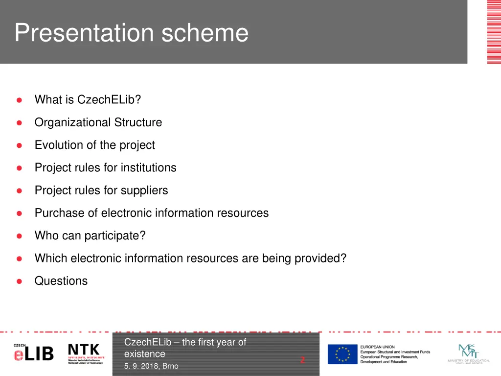 presentation scheme