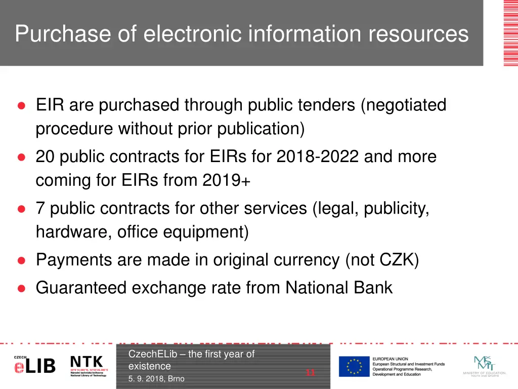 purchase of electronic information resources