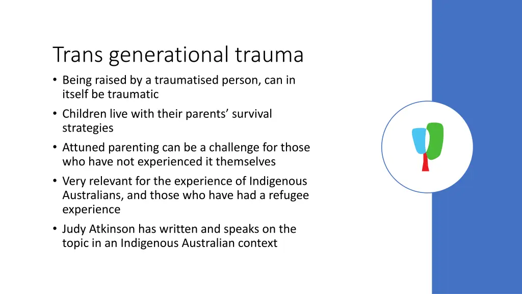 trans generational trauma being raised 1