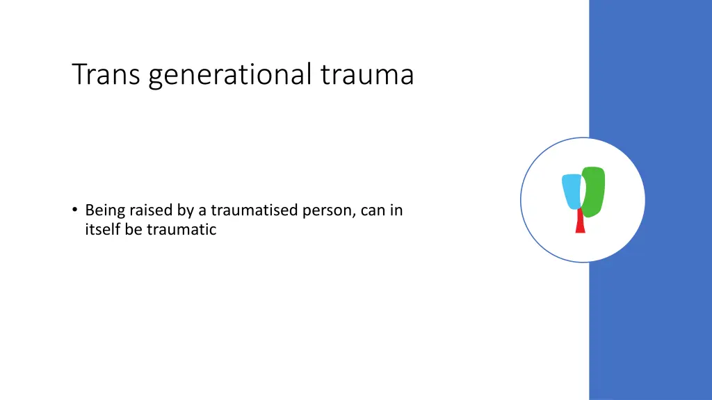 trans generational trauma
