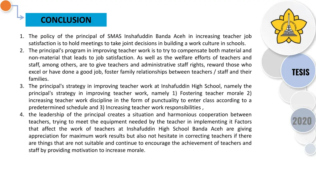 conclusion