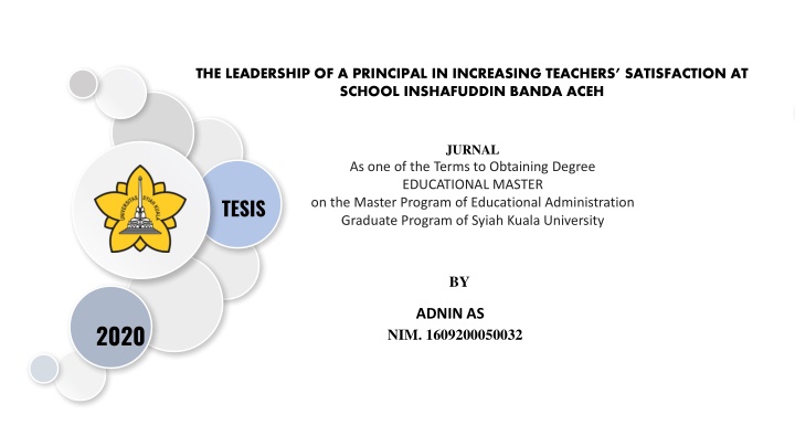the leadership of a principal in increasing