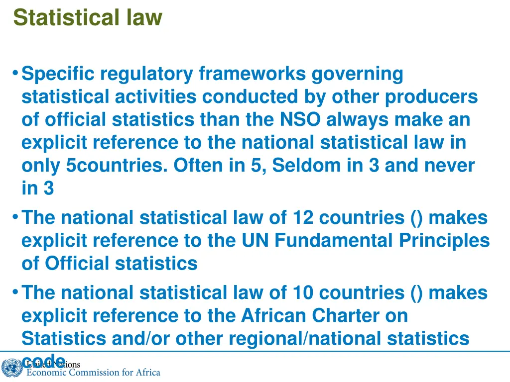 statistical law 1