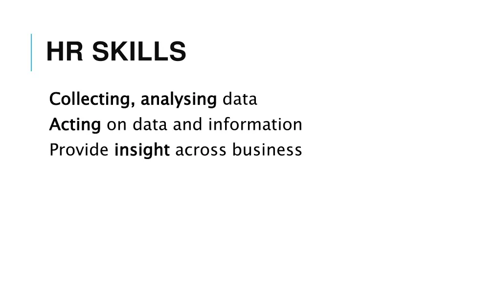 hr skills