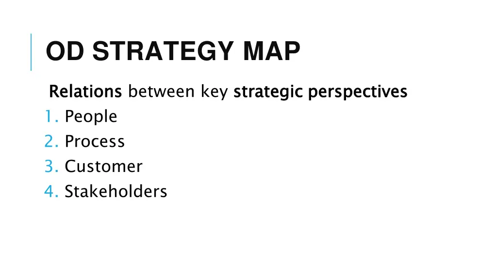 od strategy map