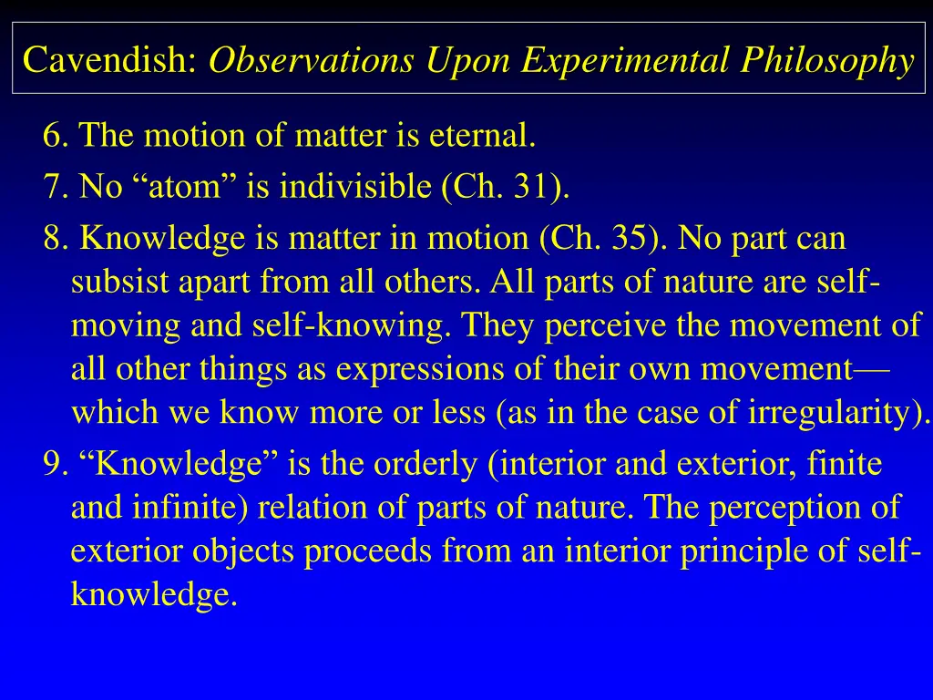 cavendish observations upon experimental 1