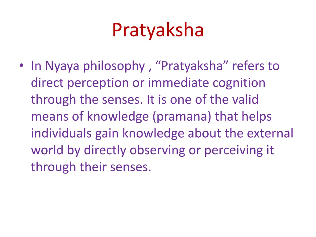 pratyaksha