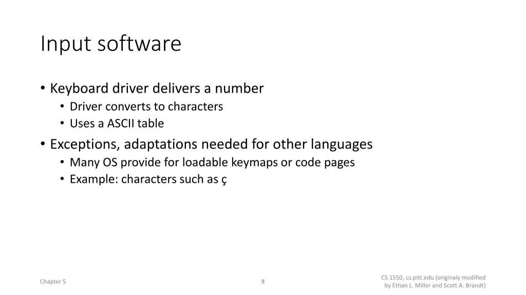 input software