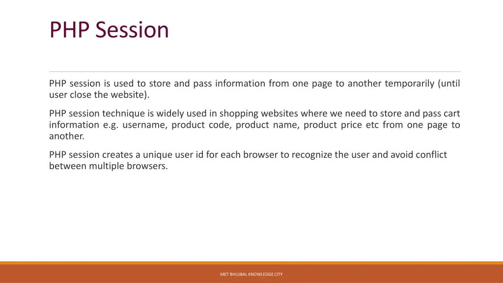 php session