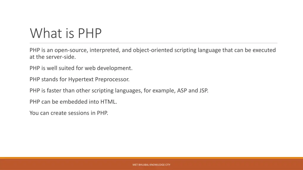 what is php