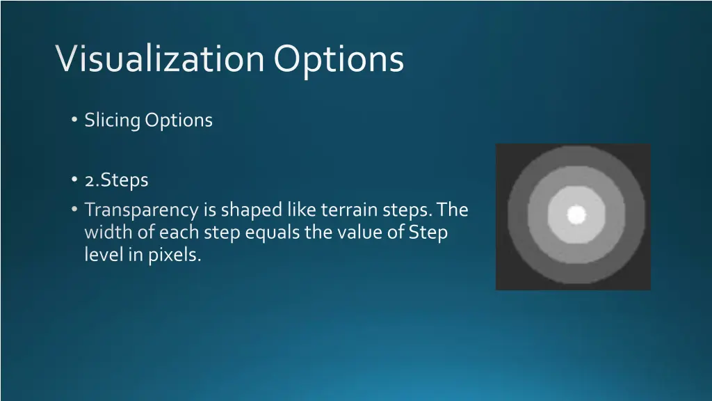 visualization options 3