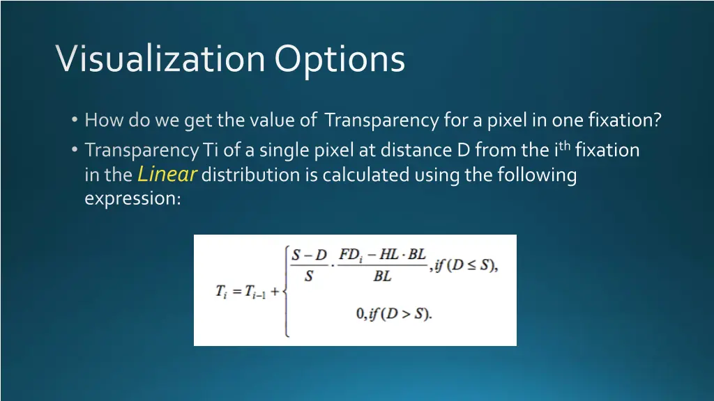 visualization options 6