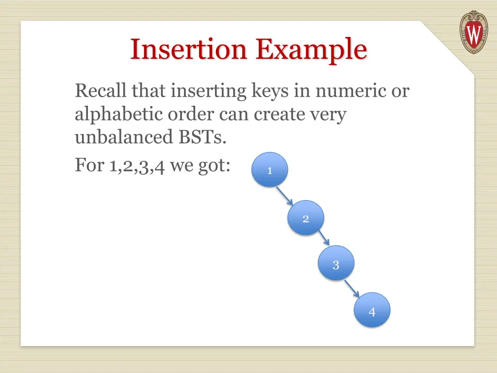 insertion example