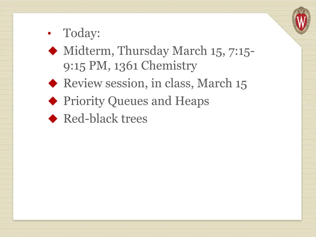 today