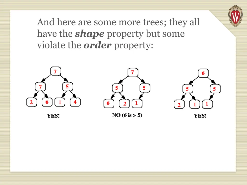 and here are some more trees they all have