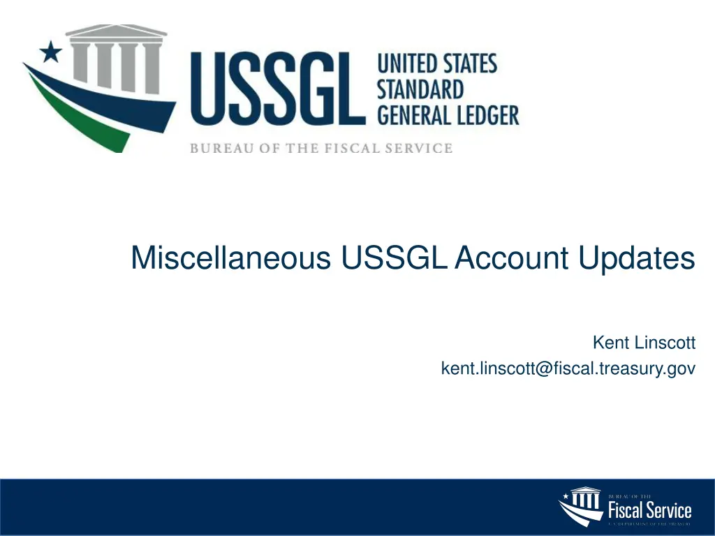 miscellaneous ussgl account updates