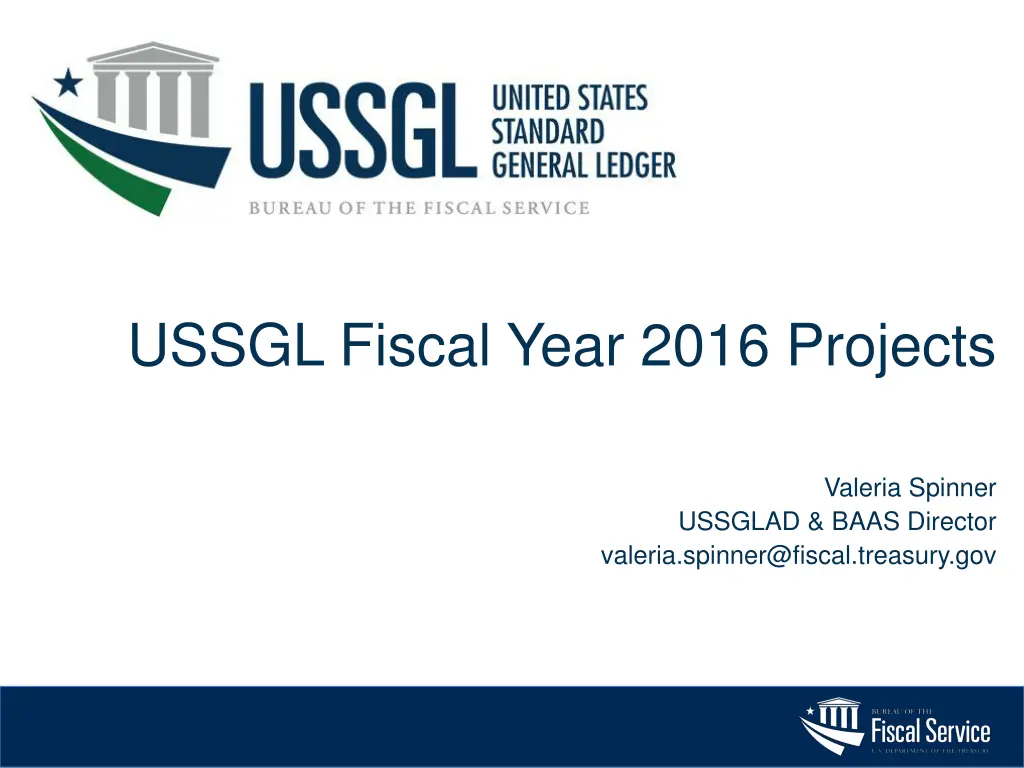 ussgl fiscal year 2016 projects