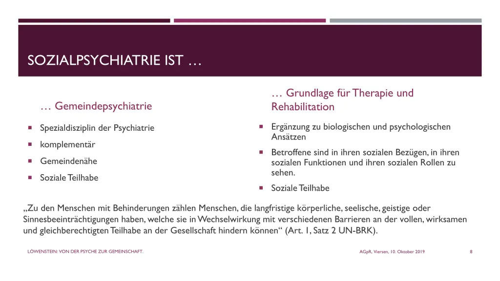 sozialpsychiatrie ist