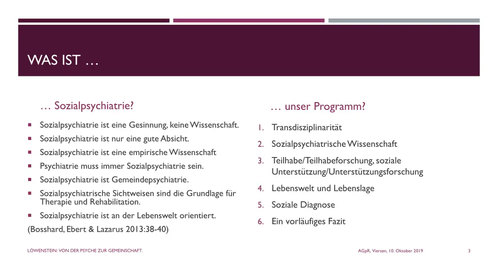 was ist
