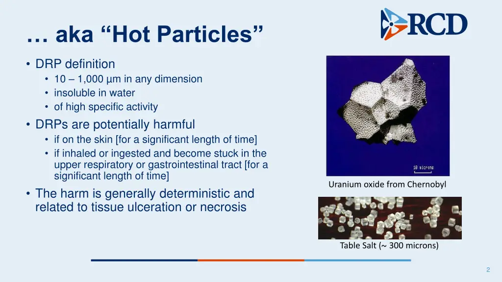 aka hot particles