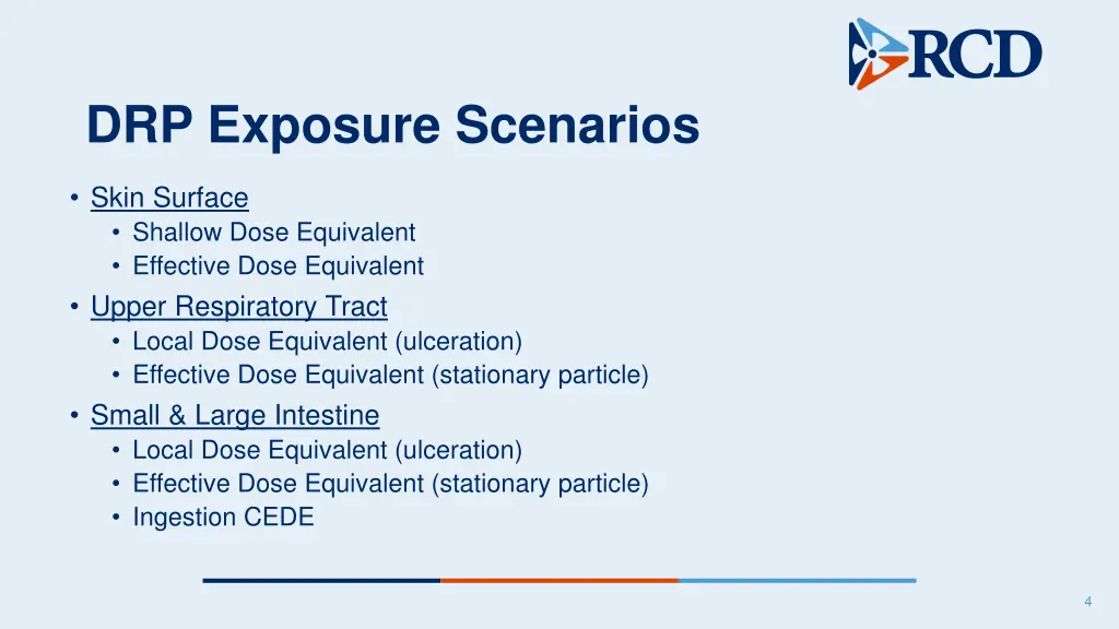 drp exposure scenarios