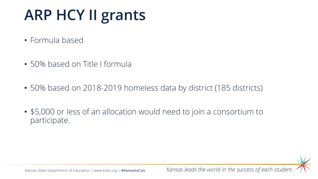 arp hcy ii grants