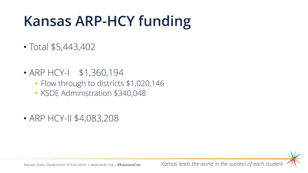kansas arp hcy funding
