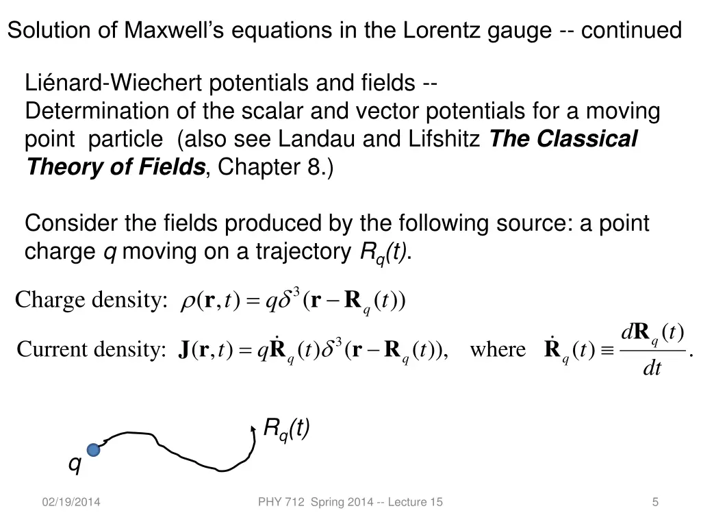 solution of maxwell s equations in the lorentz